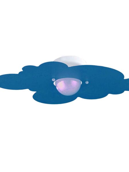 Applique Plafoniera Nuvola Azzurro Cameretta Bambini