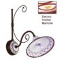 Appliques Ceramica Artigianale Marrone